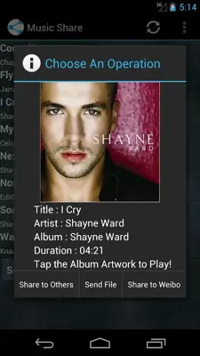 Music Share android App screenshot 2